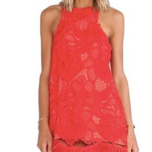 Lovers and Friends red lace dress